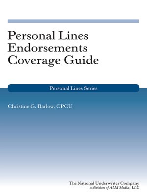 cover image of Personal Lines Endorsements Coverage Guide